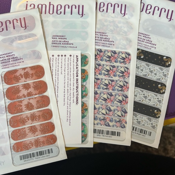 Jamberry Lot! 21 Unused 14 partially used! - Picture 7 of 8